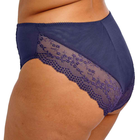 Sideview of Elomi Lucie Briefs in Midnight EL4498
