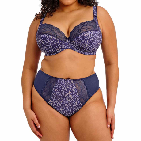 Elomi Lucie Bra and Briefs in Midnight EL4490 and EL4498
