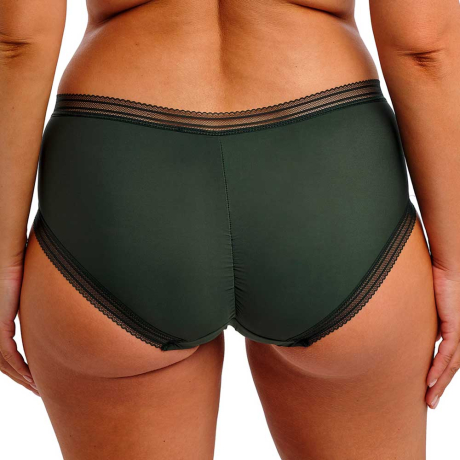 Backview of Fantasie Fusion Briefs In Evergreen FL3095
