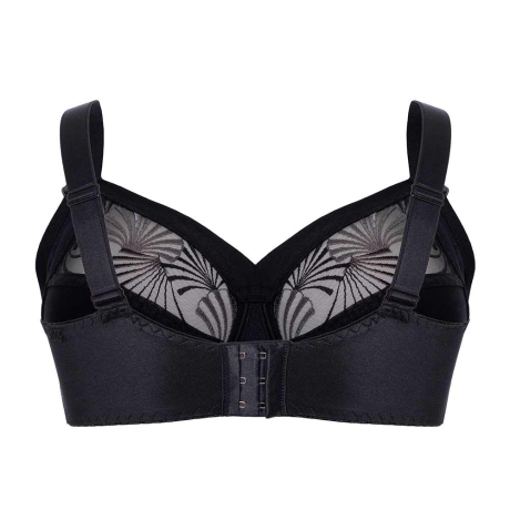 Backview of Ulla Dessous Emily Bra in Black 2225
