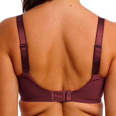 Backview of Fantasie Demure Bra In Fig FL103211
