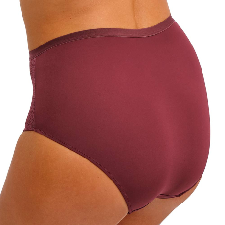 Sideview of Fantasie Demure Briefs In Fig FL103251
