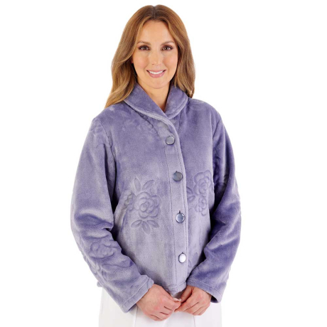 Slenderella Bedjacket In Grey BJ08315
