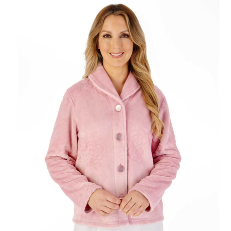 Slenderella Bedjacket In Pink BJ08315