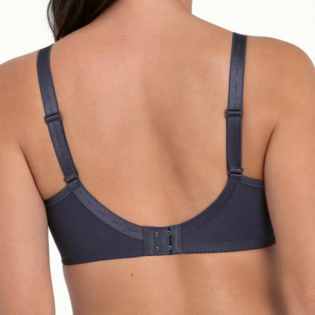 Backview of Anita Comfort Safina Thin Strap Bra In Shadow Blue 5449
