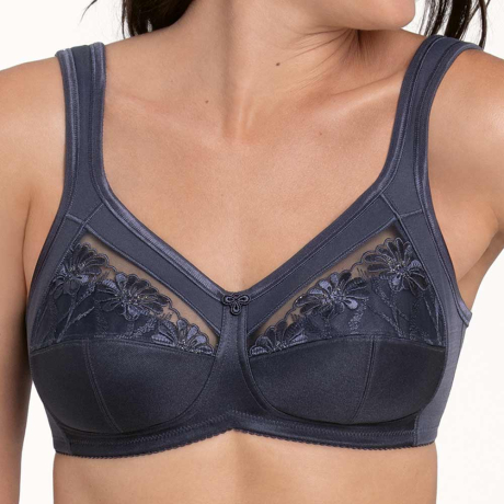 Anita Comfort Safina Wide Strap Bra In Shadow Blue 5448
