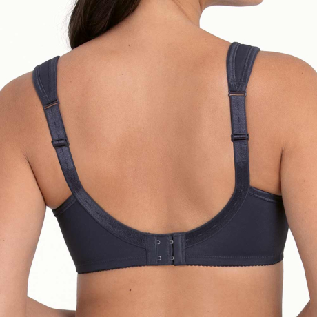 Backview of Anita Comfort Safina Wide Strap Bra In Shadow Blue 5448
