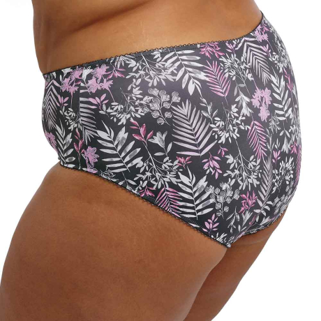 Sideview of Goddess Kayla Briefs in Charcoal GD6168
