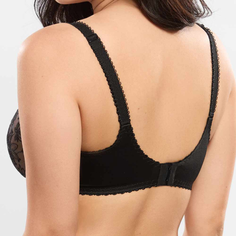 Backview of Empreinte Alix Bra In Black 08230
