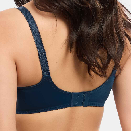 Backview of Empreinte Leia Bra In Bleu Ocean 07224
