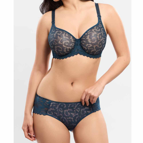 Empreinte Leia Bra and Briefs In Bleu Ocean 07224 and 02224
