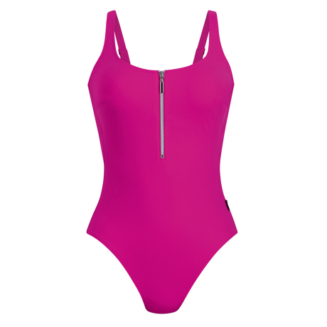 Elouise Zip Opening Soft Cup Active Swimsuit