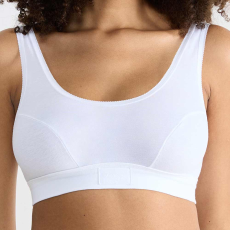 Sloggi Double Comfort T Top Bra In White DCTTOP
