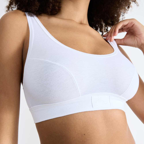 Sloggi Double Comfort T Top Bra In White DCTTOP
