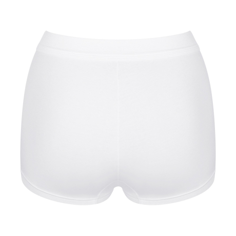 Backview of Sloggi Double Comfort T Shorts In White DCTSHORT
