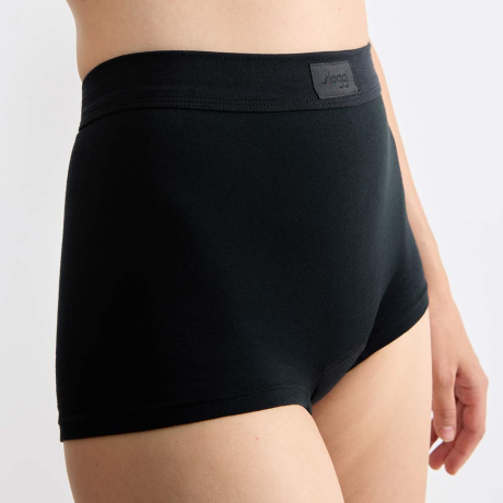 Sideview of Sloggi Double Comfort T Shorts In Black DCTSHORT
