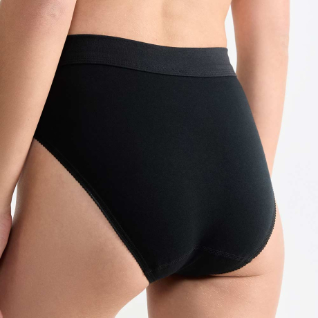 Backview of Sloggi Double Comfort T Tai 2 Pack In Black DCTTAI2
