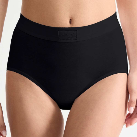 Sloggi Double Comfort T Maxi 2 Pack In Black DCTMAXI2
