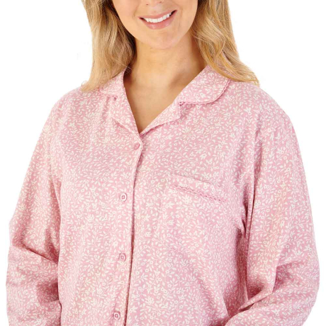 Slenderella Wild Thyme Pyjamas In Pink PJ08113

