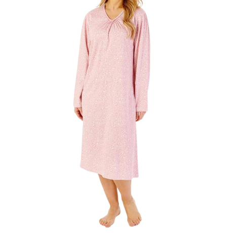 Wild Thyme Long Sleeve Cotton 42 Inch Nightdress