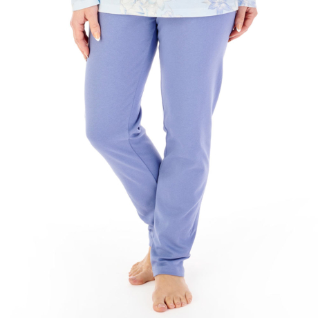 Slenderella Lilly Pyjamas In Blue PJ08123
