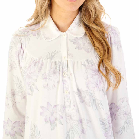 Slenderella Lilly Nightdress In Cream ND08122
