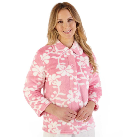 Slenderella Bedjacket in Pink BJ08310
