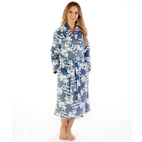 Slenderella Housecoat in Grey HC08313
