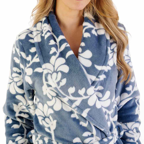 Slenderella Housecoat in Grey HC08313
