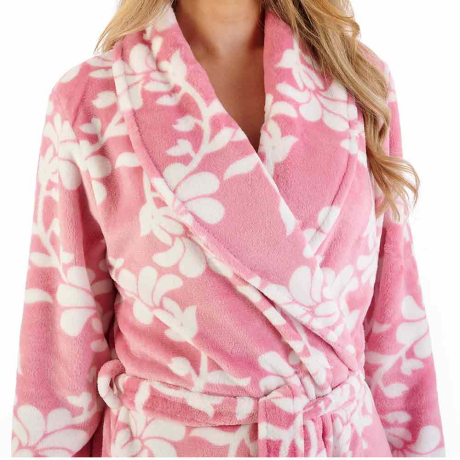 Slenderella Housecoat in Pink HC08313
