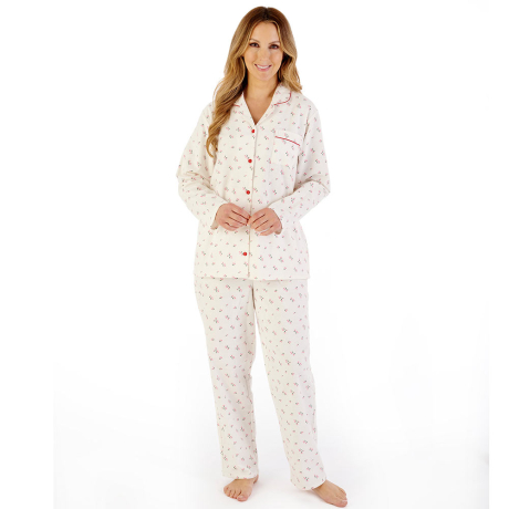 Slenderella Pyjamas In Red PJ08213
