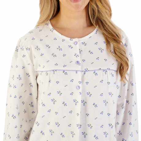 Slenderella Nightdress In Purple ND08210
