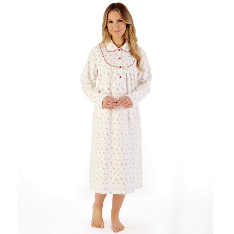 Slenderella Nightdress In Red ND08211
