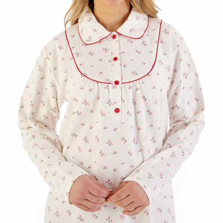 Slenderella Nightdress In Red ND08211
