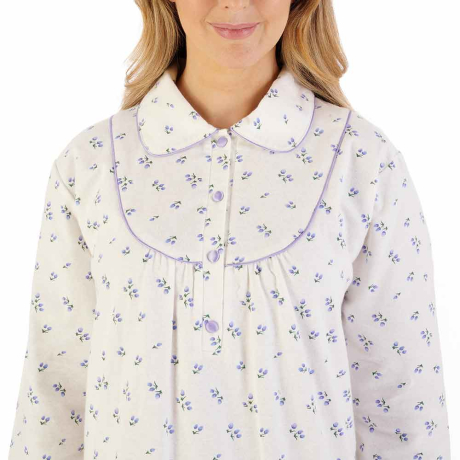 Slenderella Nightdress In Purple ND08212
