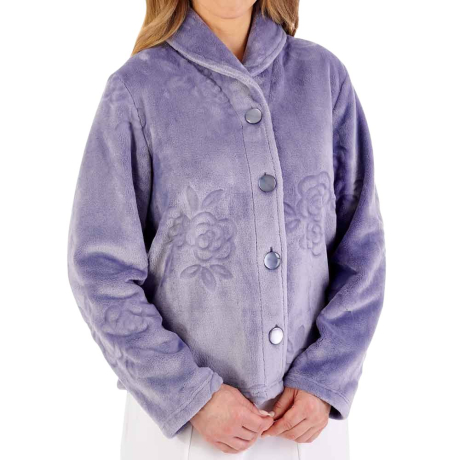 Slenderella Bedjacket In Grey BJ08315
