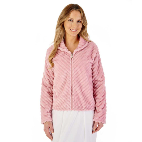 Slenderella Bedjacket In Pink BJ08300
