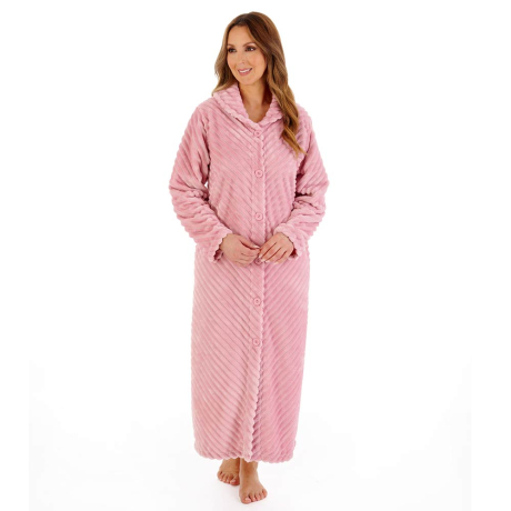 Slenderella Housecoat In Pink HC08301
