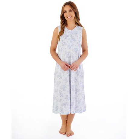 Slenderella Nightdress In Blue ND08125
