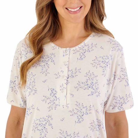 Slenderella Nightdress In Ivory ND08126
