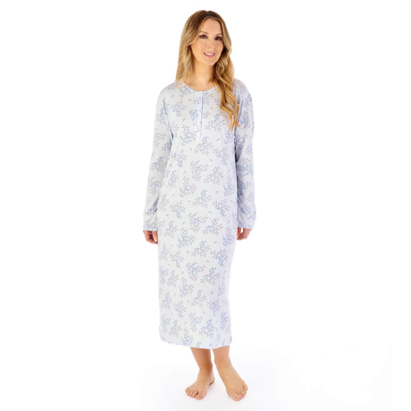 Slenderella Nightdress In Blue ND08127
