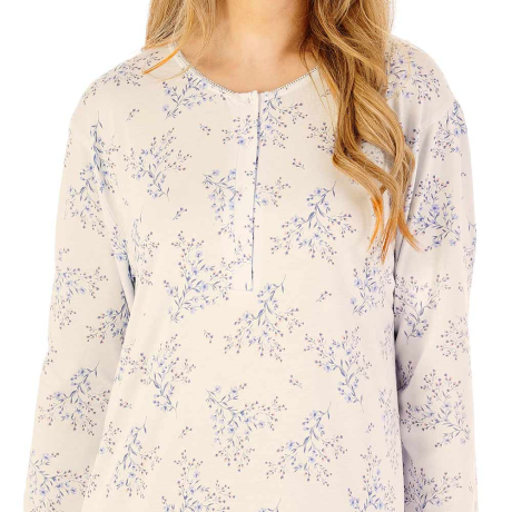 Slenderella Nightdress In Ivory ND08127
