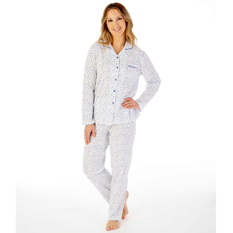 Slenderella Pyjamas In Blue PJ08103
