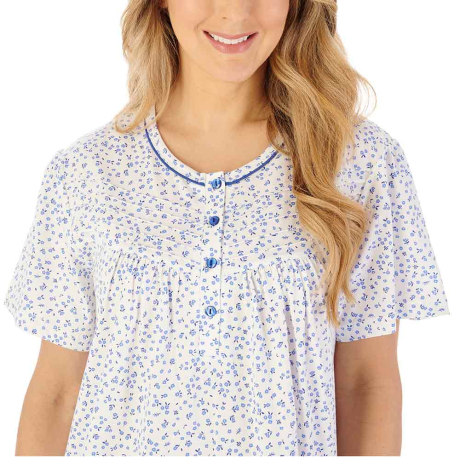 Slenderella Nightdress In Blue ND08101
