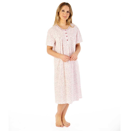 Slenderella Nightdress In Pink ND08101
