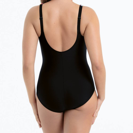 Backview of Anita Swimwear Tropical Opulence Elea Swimsuit In Multi 7300
