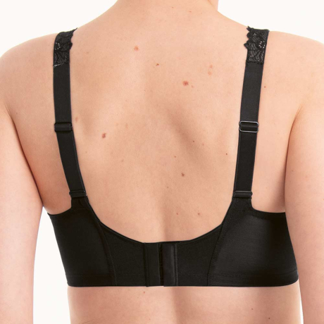Backview of Anita Rosa Faia Eloise Bra In Black 5296
