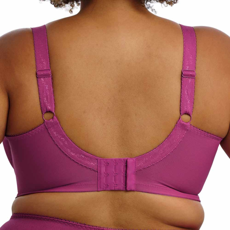 Backview of Goddess Keira Bra in Mulberry GD6090
