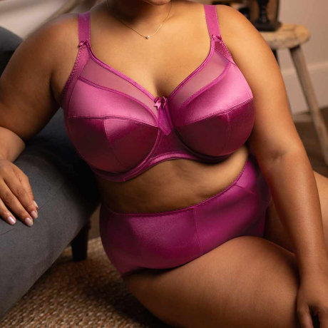 Goddess Keira Bra and Briefs in Mulberry GD6090 and GD6095
