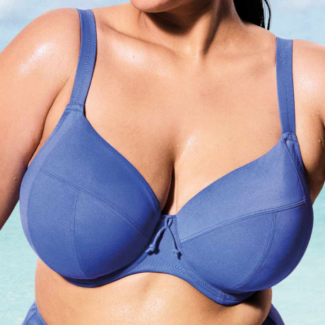 Elomi Swim Plain Sailing Bikini Top In Azure ES7284
